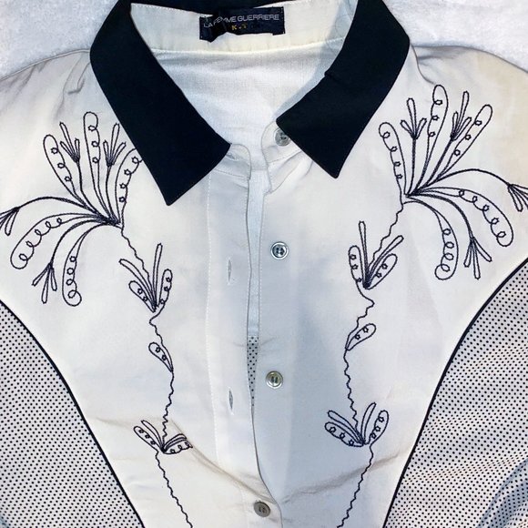 Vintage Western Button Down Blouse - Picture 3 of 4